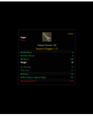 +7 Serpent Dagger