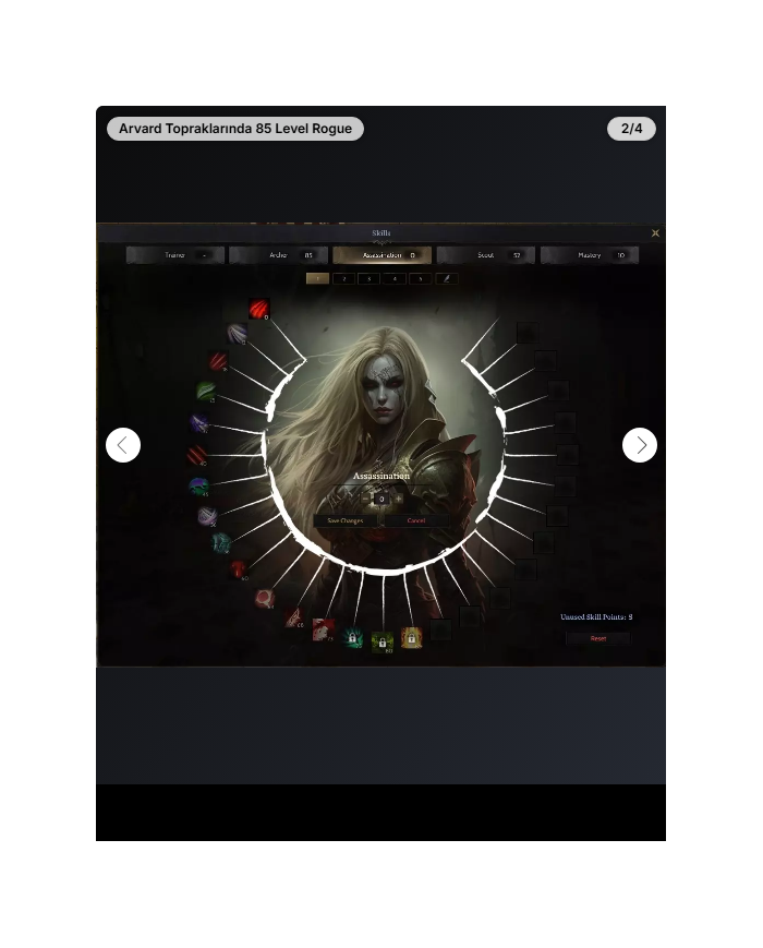 Arvard Topraklarında 85 Level Rogue
