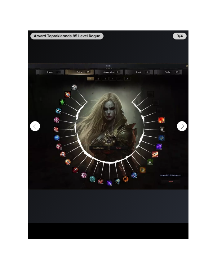 Arvard Topraklarında 85 Level Rogue