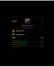 +9 War Scythe 1Psy & +3 Str Rünlü