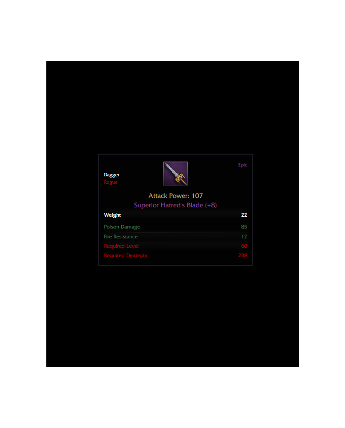 +8 Superior Hatred's