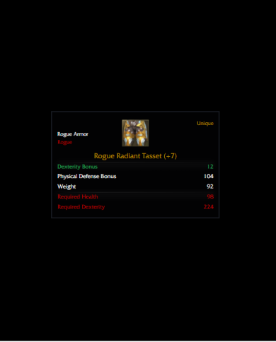 +7 ROGUE RADİANT TASSET 