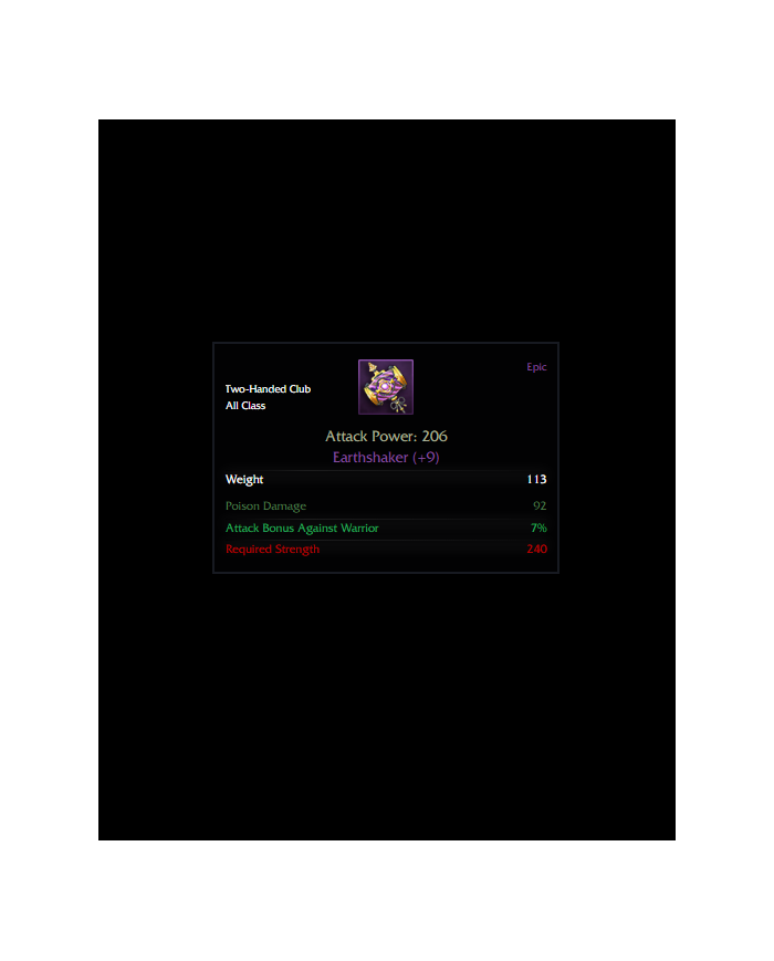 +9 Earthshaker 1+1 PSY Rünlü