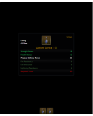 +3 DUAL WARLORD EARRING