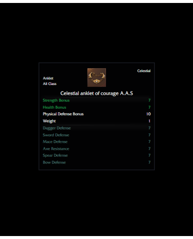 A.A.S. COURAGE ANKLET