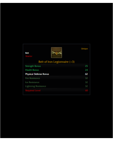 +3 Belt Of Legionnaire