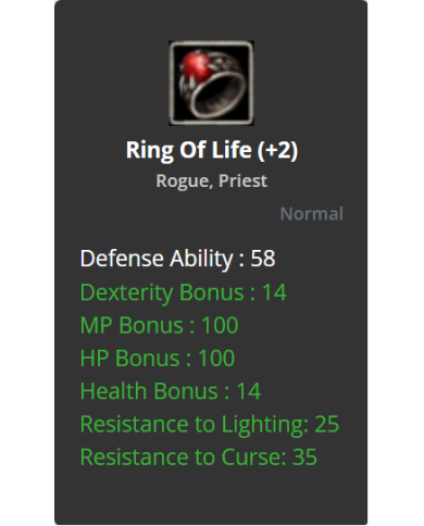 +2 Ring of Life