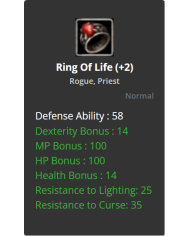 +2 Ring of Life