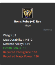 +5 Rev Ron Set