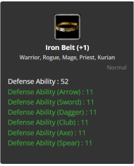 +1 Iron Belt