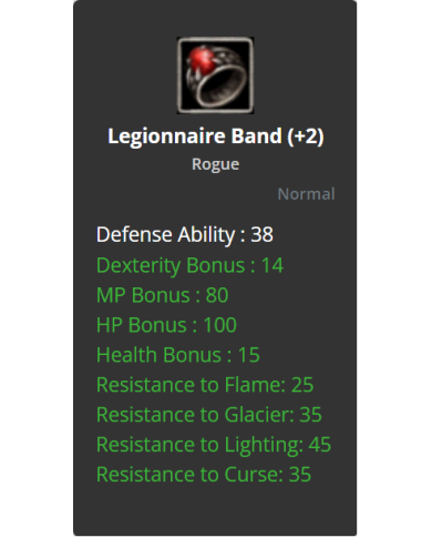 +2 LegionnaireBand