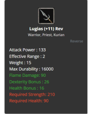 +16 Rev Mirage Dagger