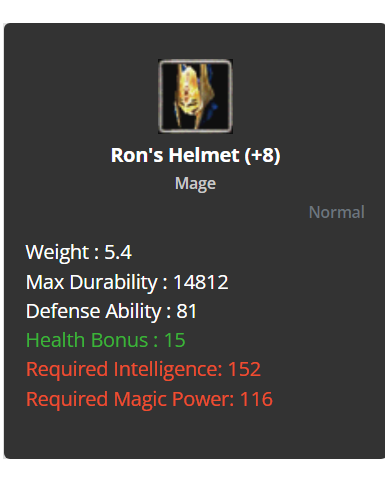 +8 Ron Set