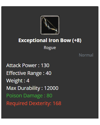 +8 Exp Iron Bow