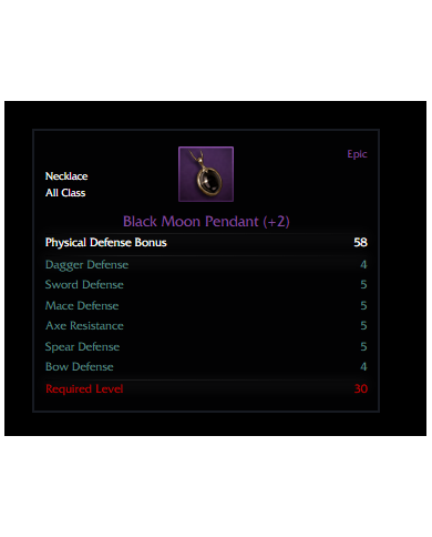 +2 BLACK MOON PENDAT