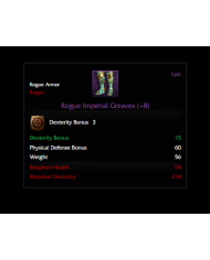 ROGUE İMPERİAL +8 SET (15 DEX)