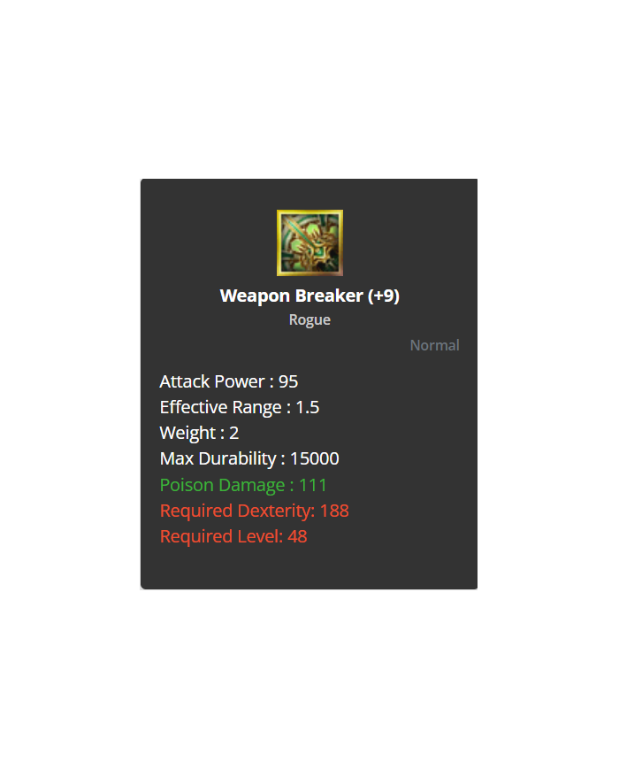 Weapon Breaker (+9)